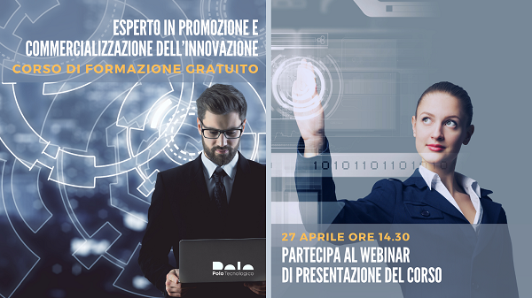 TIC: Corso di formazione gratuito per esperto in promozione e commercializzazione dell’innovazione